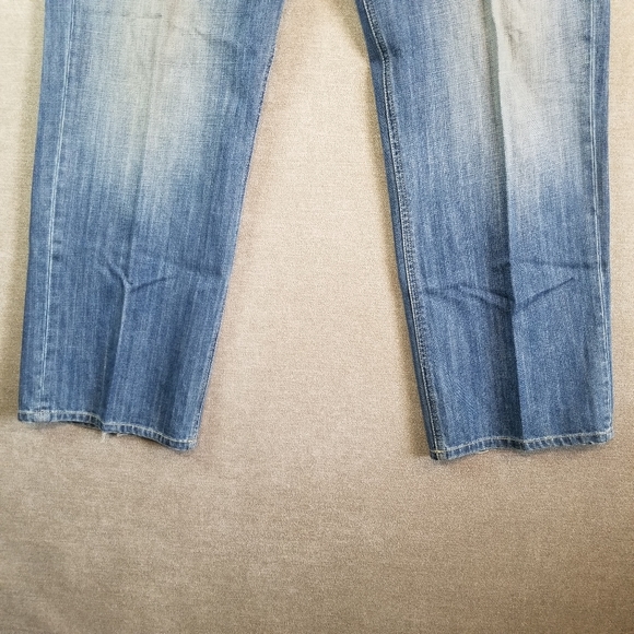 Ecko Unltd Jeans 38x33 Baggy Embroidered Faded Denim Wide Relax Hip Hop Y2K (906 - Picture 12 of 13